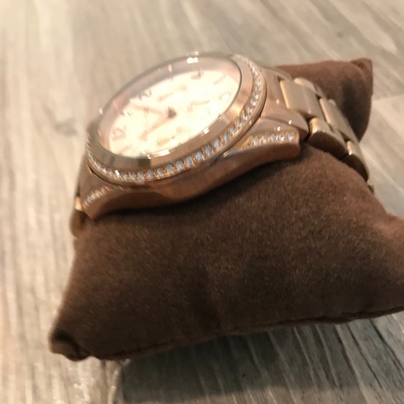 Michael Kors Rose Gold Watch | Embellished Bezel | Big Face - Picture 10 of 13